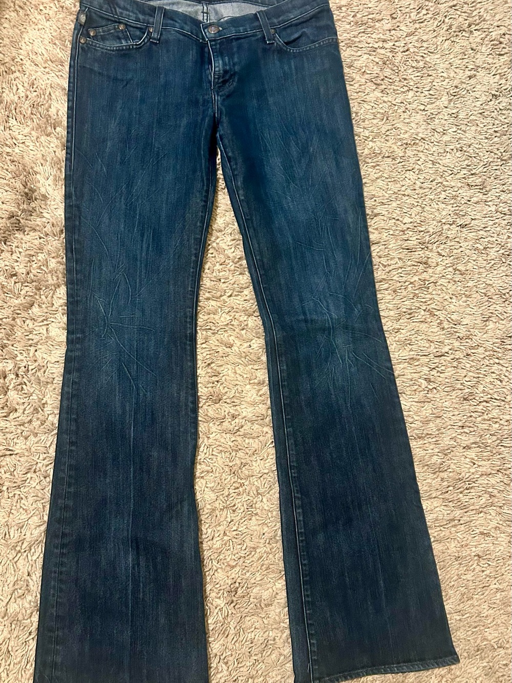 Cute!!                             Rock & Republic Dark Blue Flare Jeans